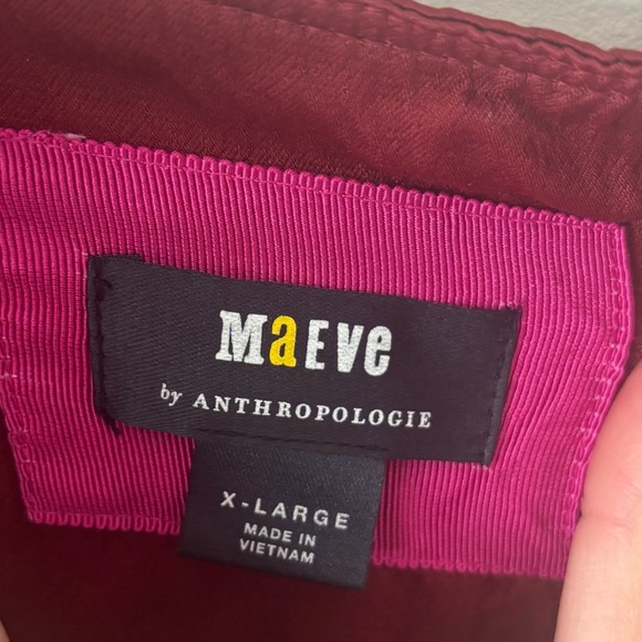 Maeve Sleeveless Seamed Slip Midi Dress Pink Satin Feminine Anthropologie - Picture 8 of 13